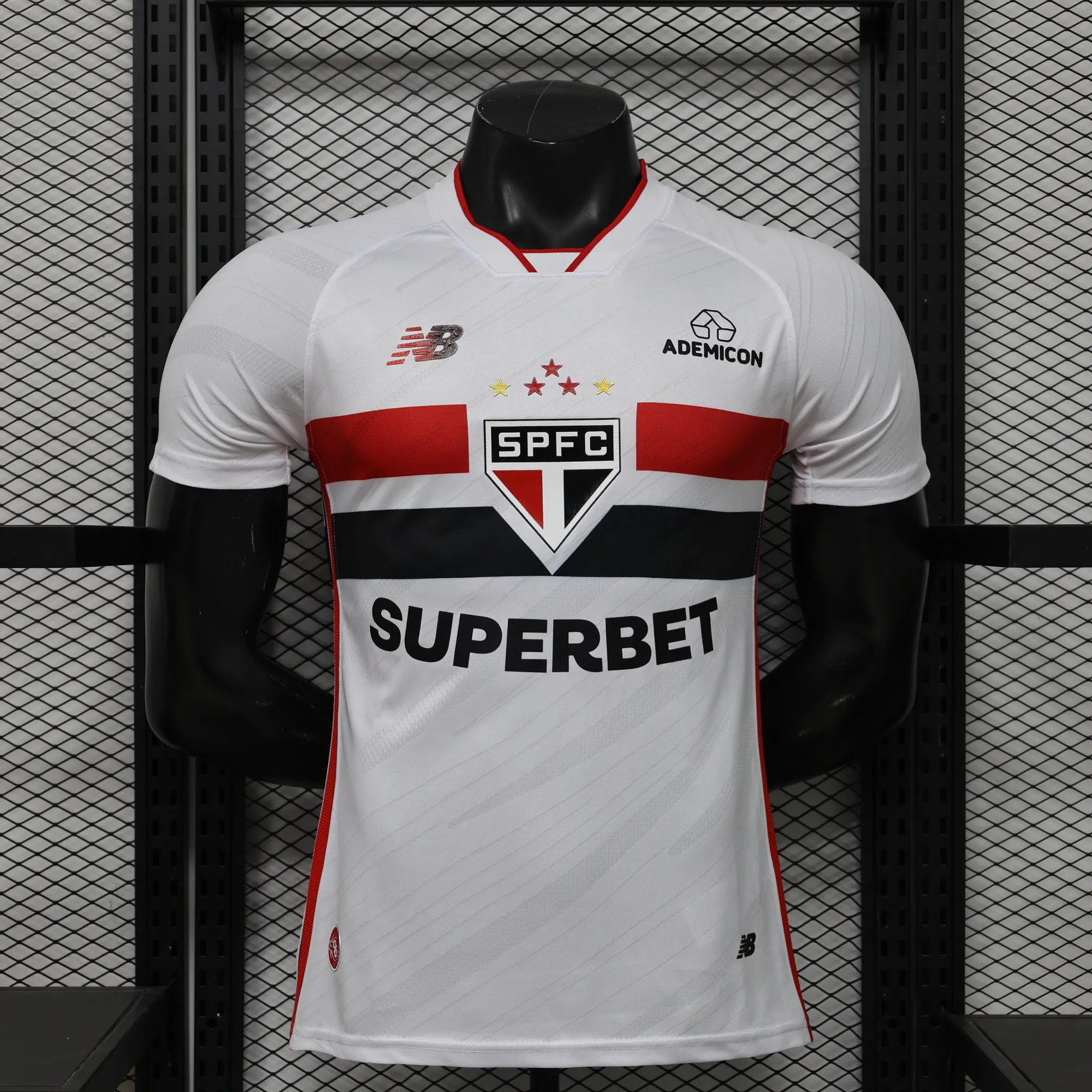 2026-27 Sao Paulo Home Jersey Player Version Soccer Shirt 6