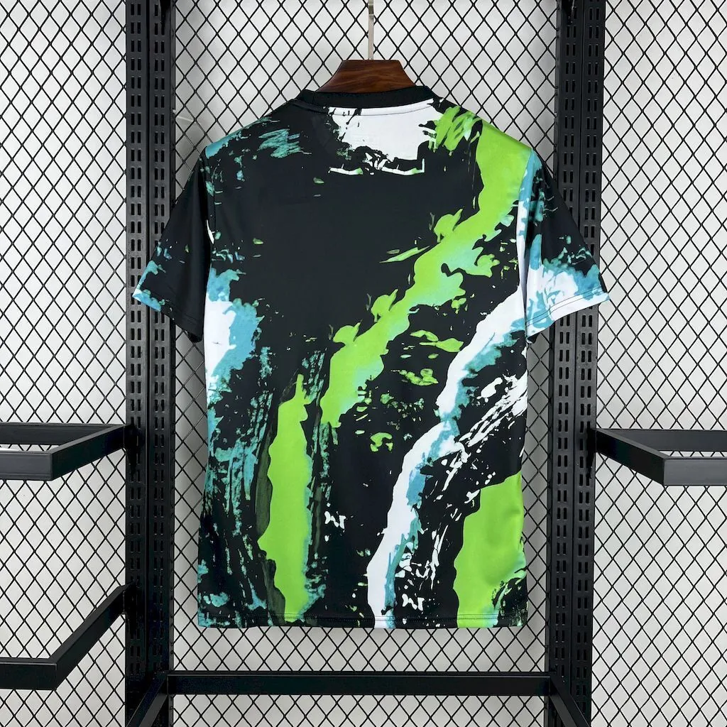 25-26 Real Madrid Green Special Edition T-Shirt Football Apparels Soccer AAAAJersey Yupoo 4