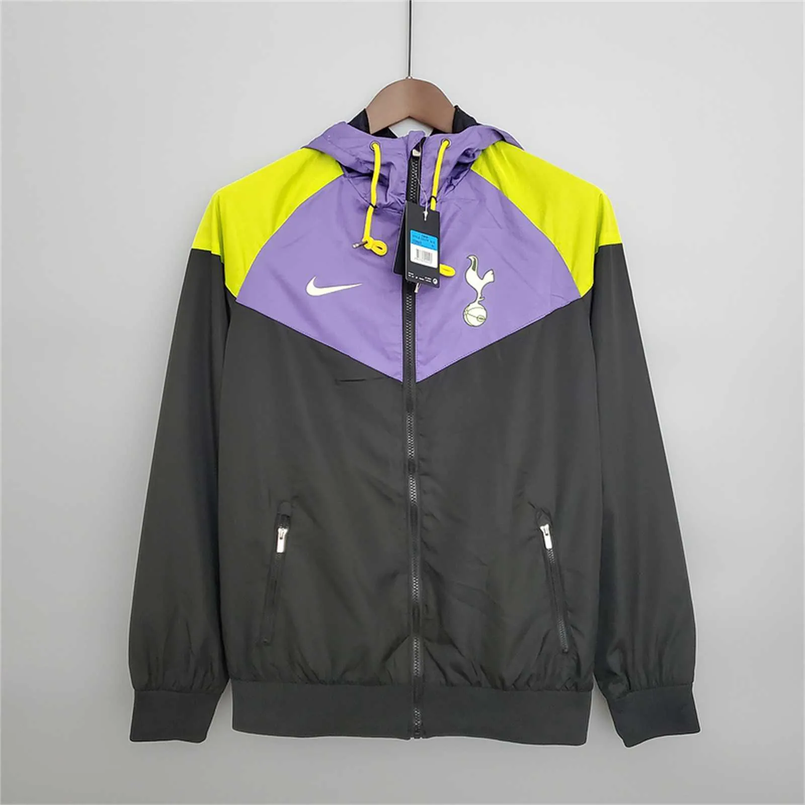 21-22 Tottenham Hotspur purple-black windbreaker 9