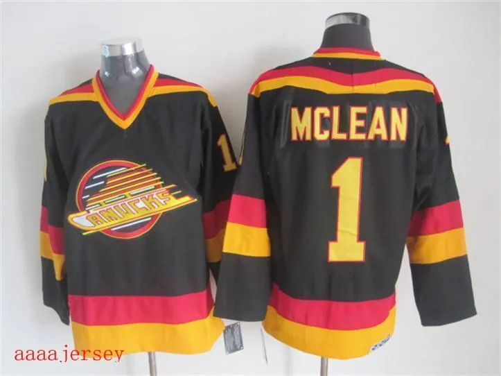 Vancouver Canucks retro ice hockey jersey M-3XL 温哥华加人队复古冰球服 4