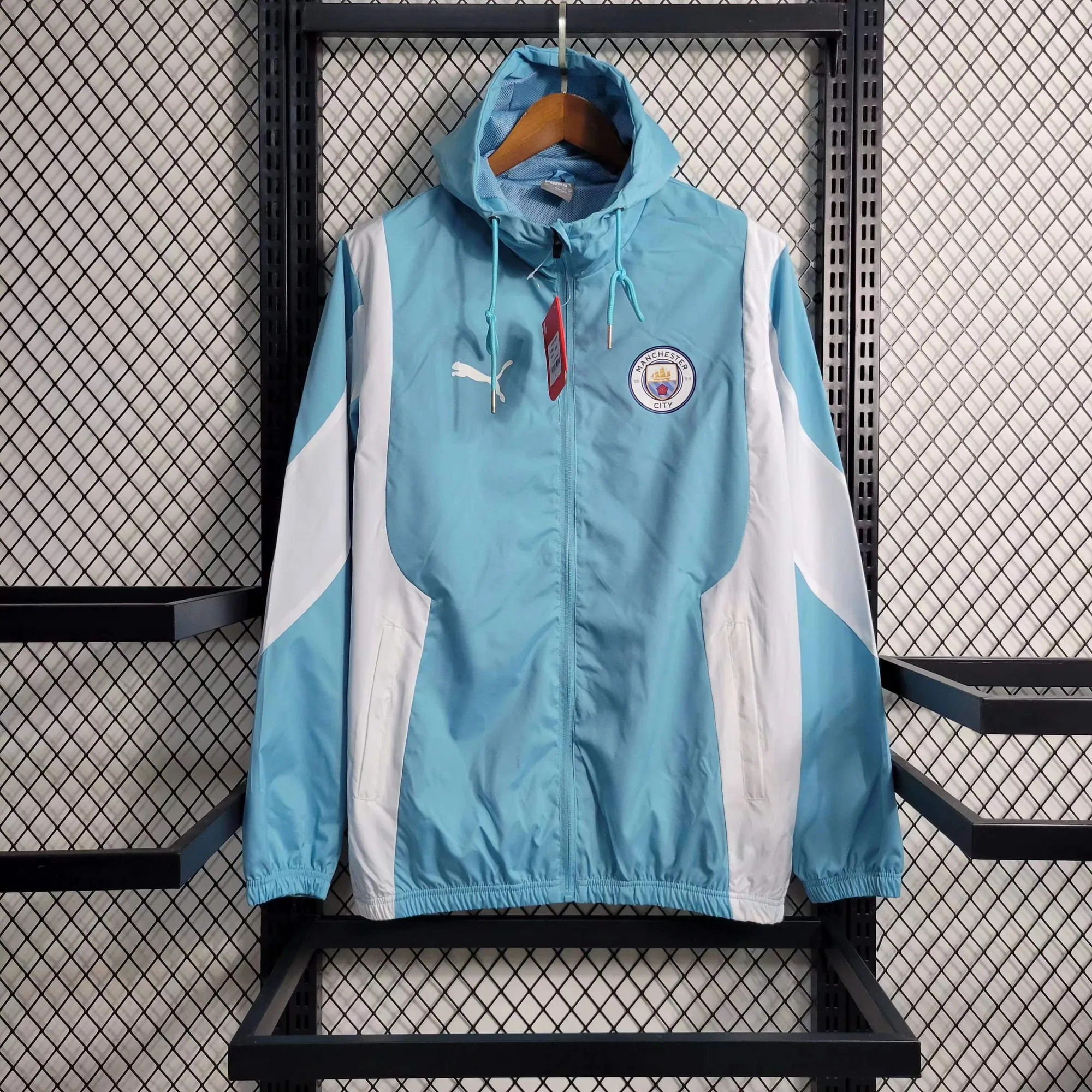 23-24 Manchester City Windbreaker Hoodies Jackets Yupoo 2