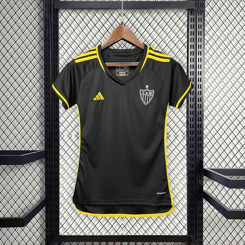 23-24 Woman Atletico Mineiro Second Away S-XXL football t-shirt 6