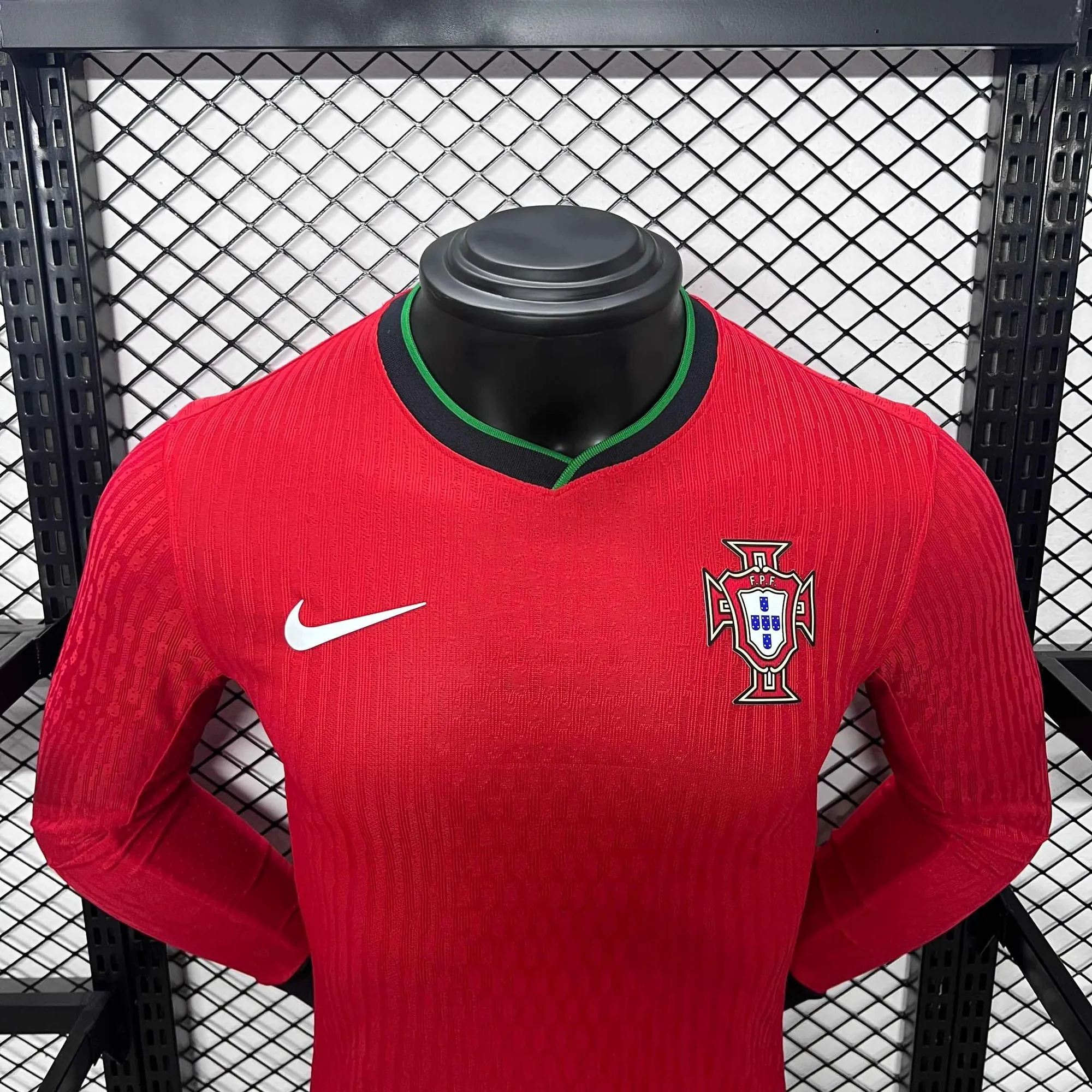 2024 Portugal Home Long Sleeve Kit Player Version Shirt Jerseys Supllier Yupoo 2