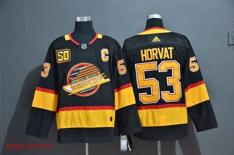 Vancouver Canucks ice hockey jersey M-3XL 温哥华加人队冰球服 1