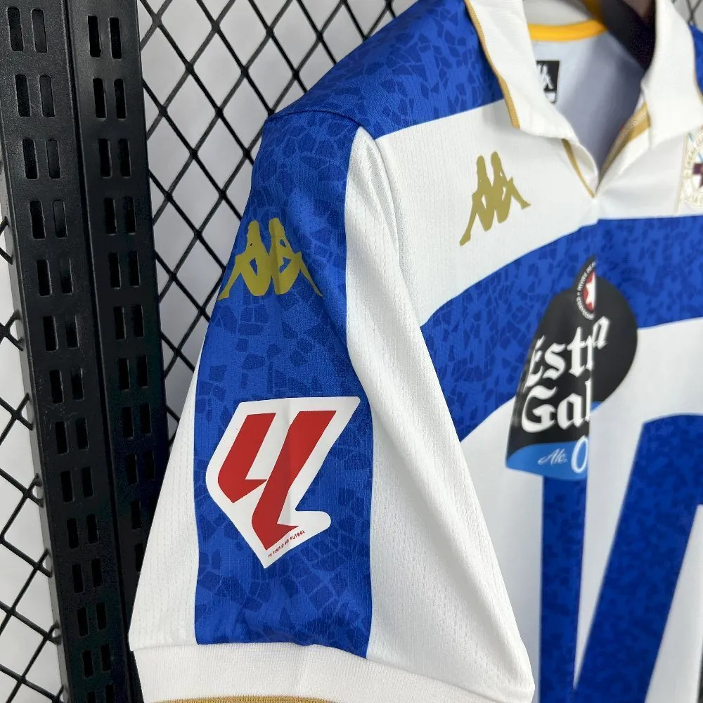 25-26 Deportivo La Coruna Home Shirt Soccer Uniforms Soccer AAAAJersey Factory Yupoo 2