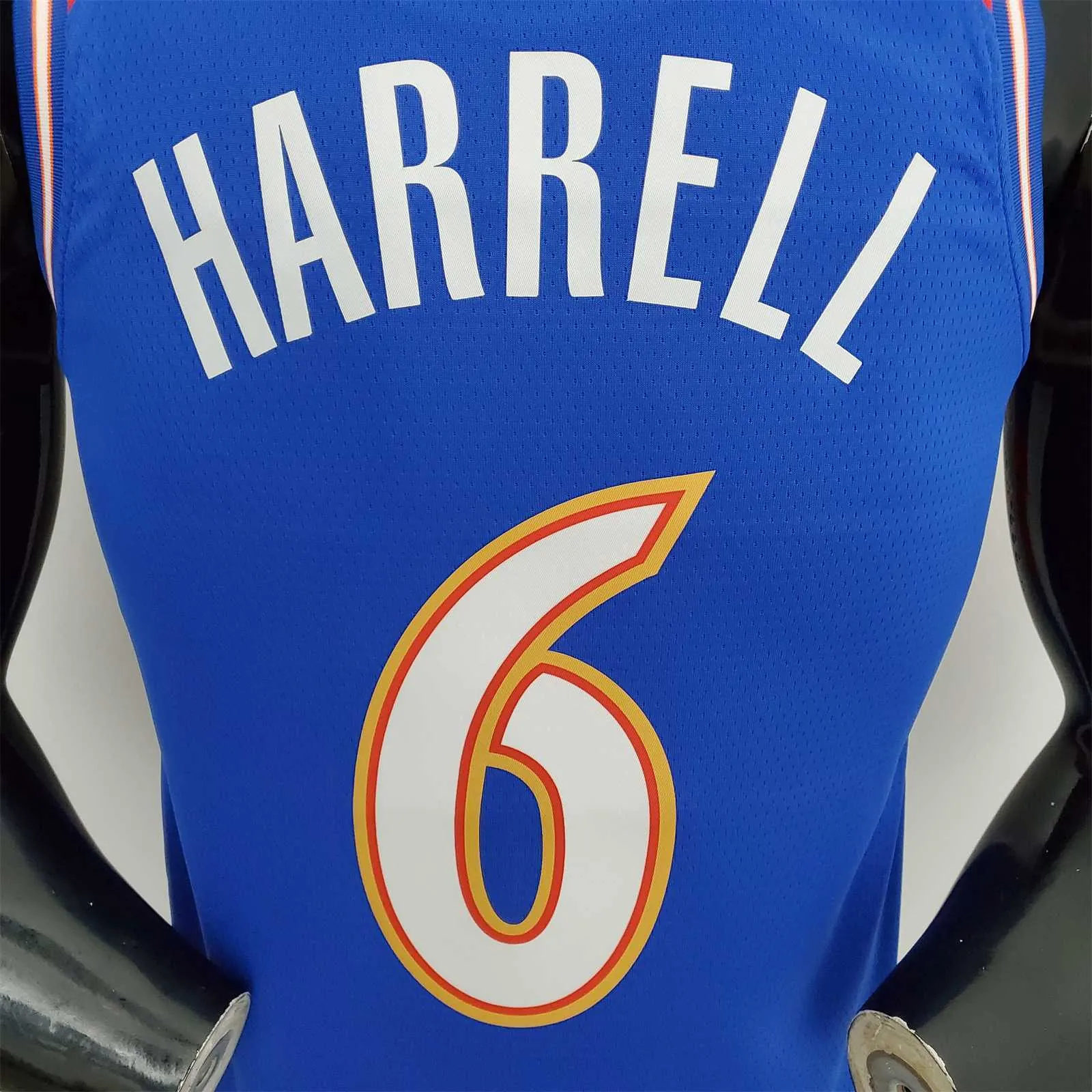 2022 Harrell #6 Talent City Edition Blue-Red NBA Jersey 8