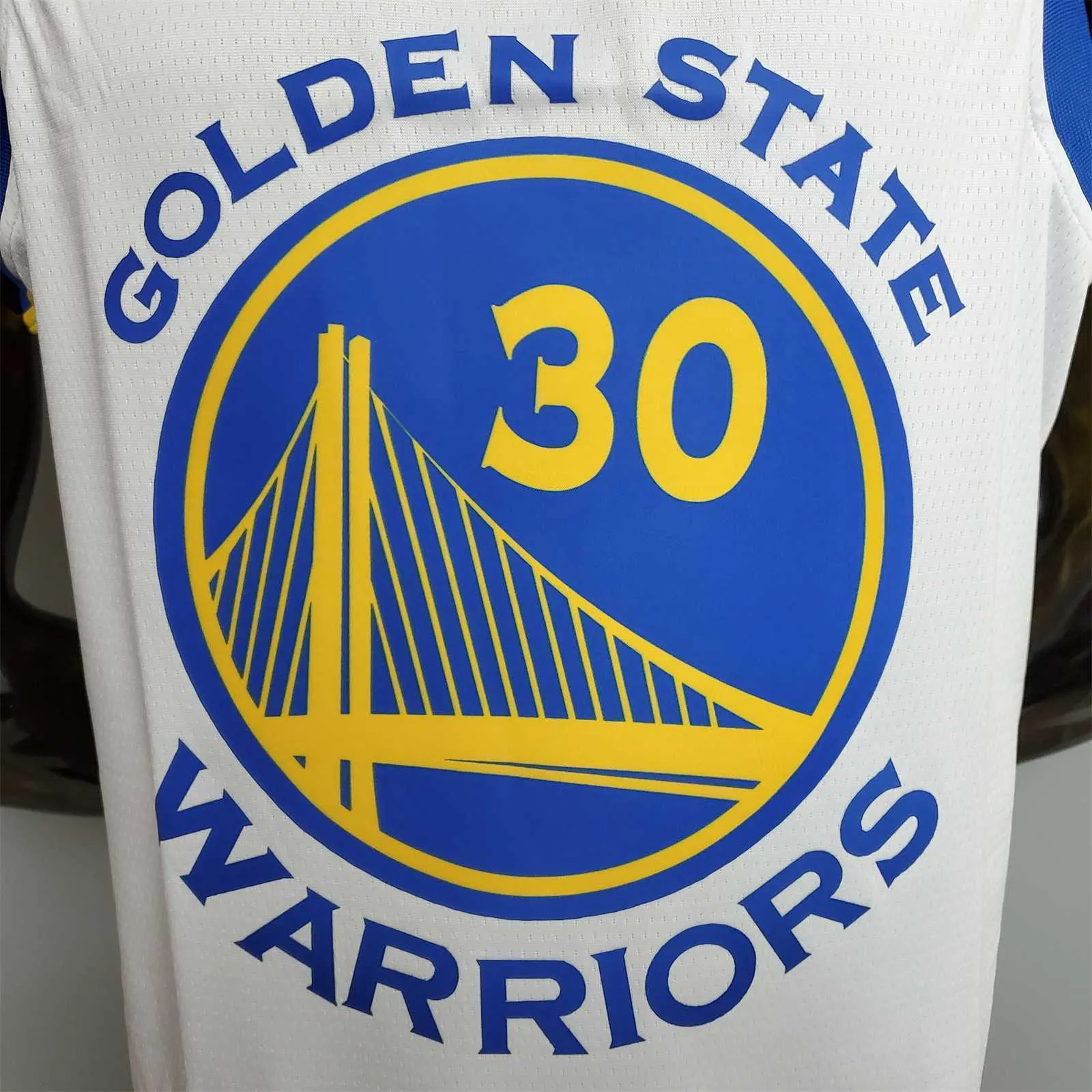 Curry #30 Golden State Warriors white 7