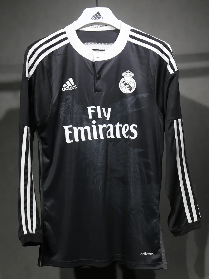 14-15 Real Madrid Third Retro Kit Vintage Player Version Long Sleeve Shirt AAAAJersey Dropship 1