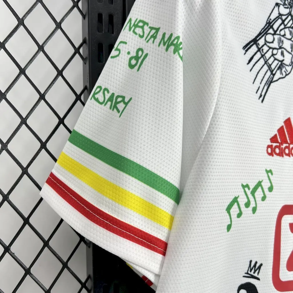 25-26 Ajax Bob Marley White Special Edition Shirt AAAAJersey Supplier Yupoo 3