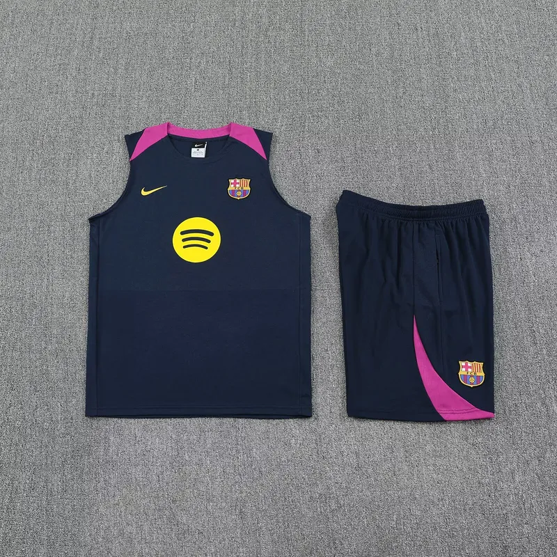 25-26 Barcelona Training Vest Kit Soccer AAAAJersey Supply Yupoo-1 1