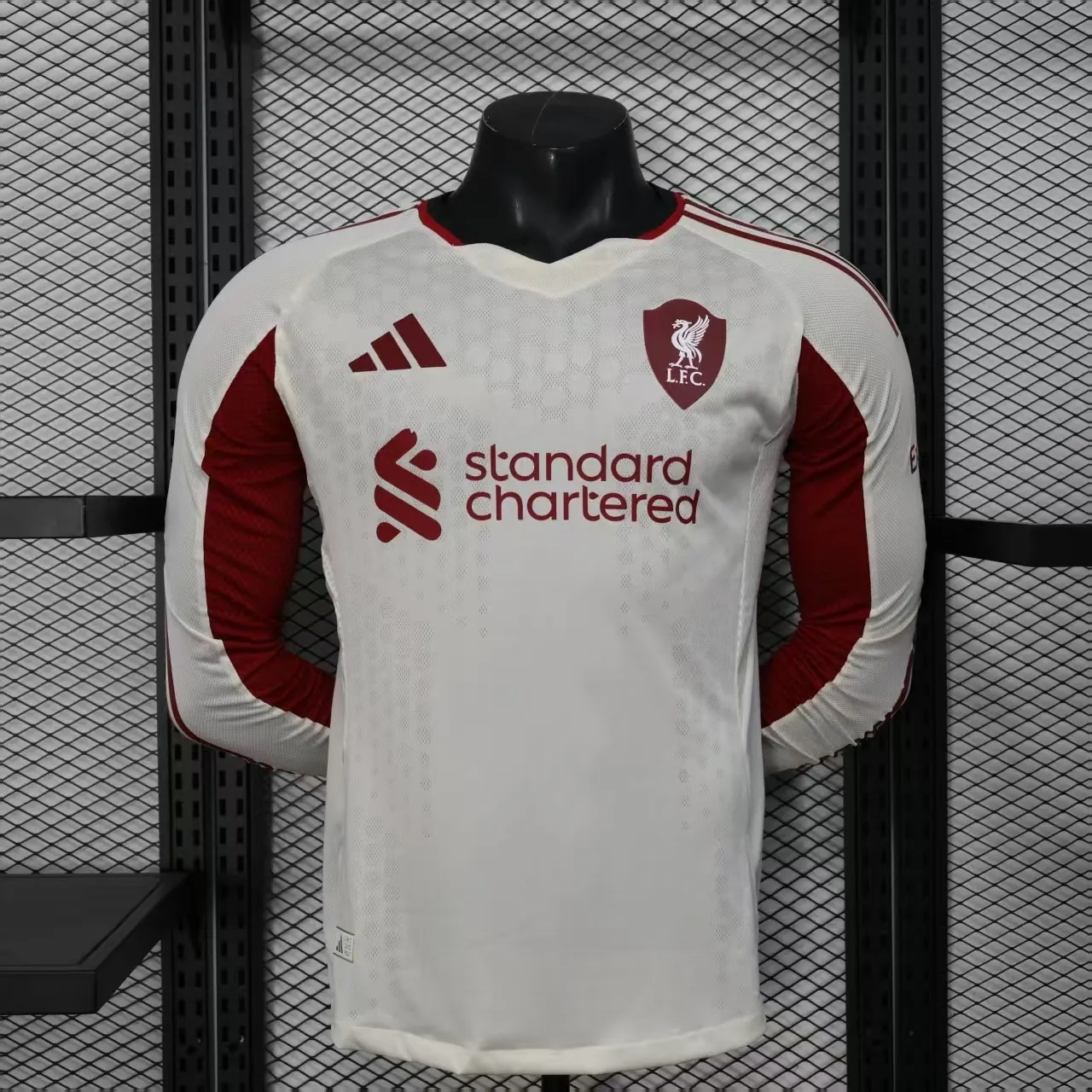 25-26 Liverpool Away Kit Player Version Long Sleeve Shirt Football Sports AAAAJersey Supplier Yupoo 4