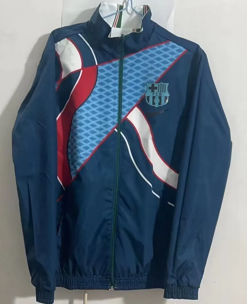 23-24 Barcelona Both Windbreaker Jackets Yupoo 4