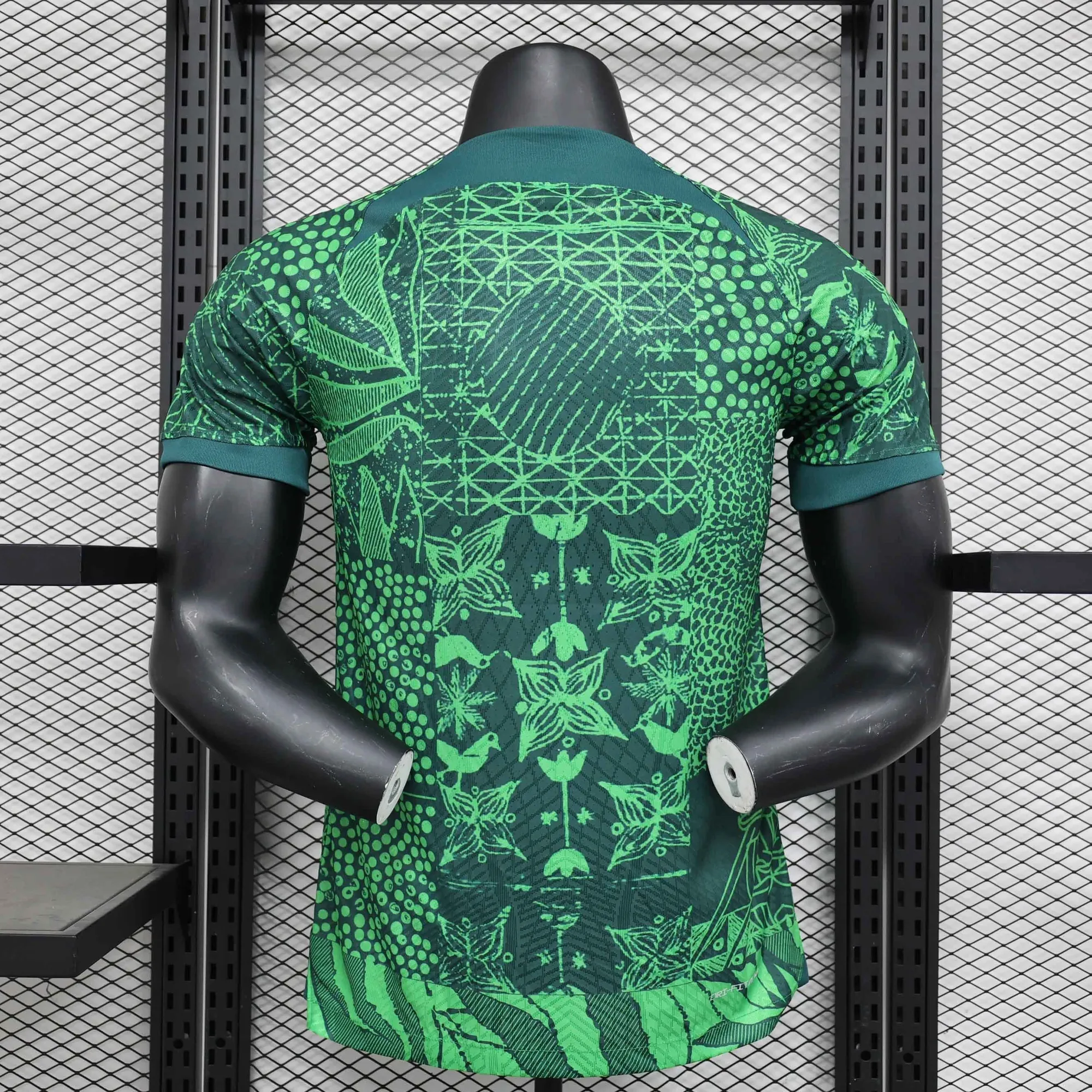 2023 Nigeria Home Kit Green Player Version Shirt Soccer Jerseys For Sale 2