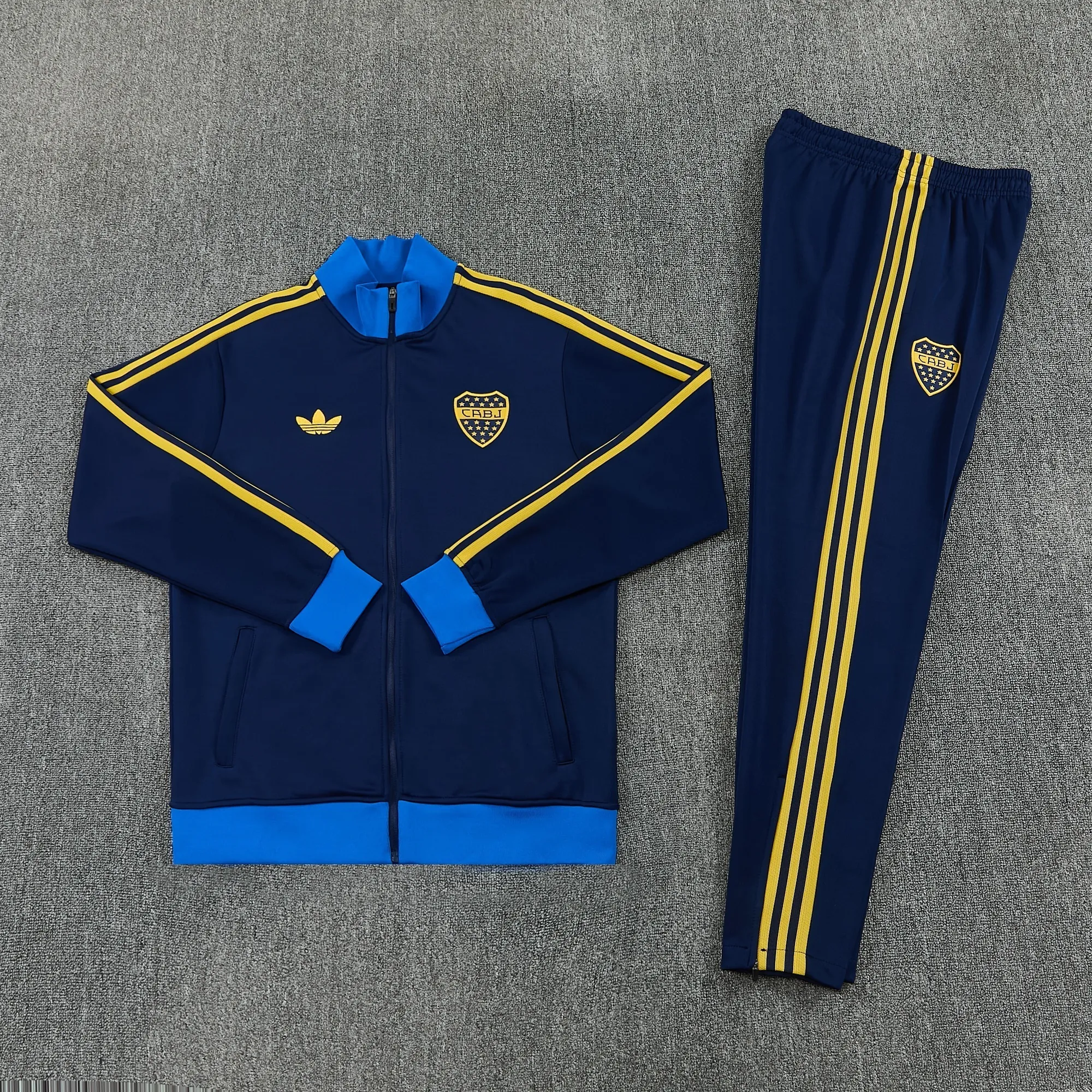 26-27 Boca Juniors Mens Kit Full Zipper Jacket Football Tracksuit Yupoo 4 3