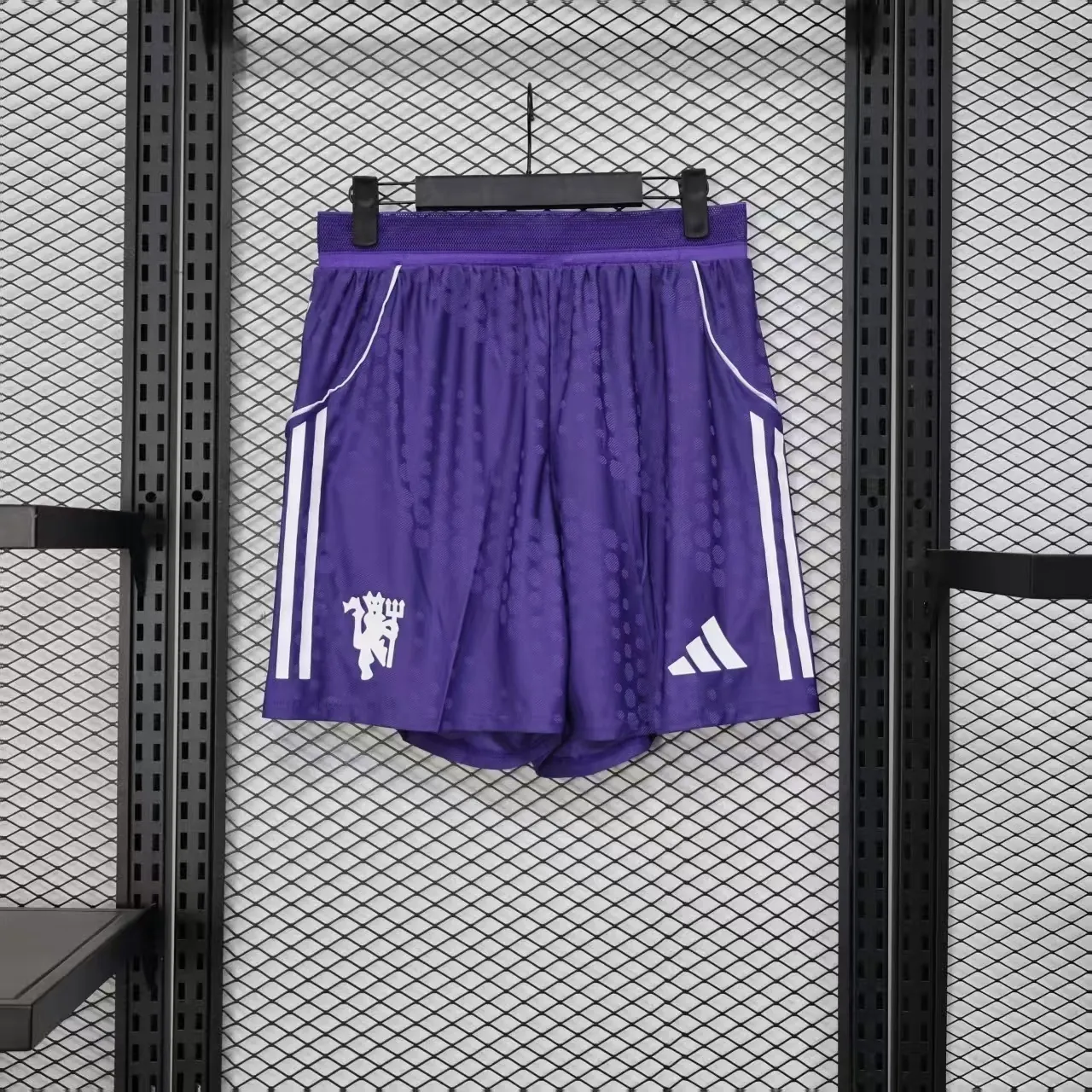 25-26 Manchester United Purple Shorts Player Version Football Pant AAAAJersey Supply Yupoo 6
