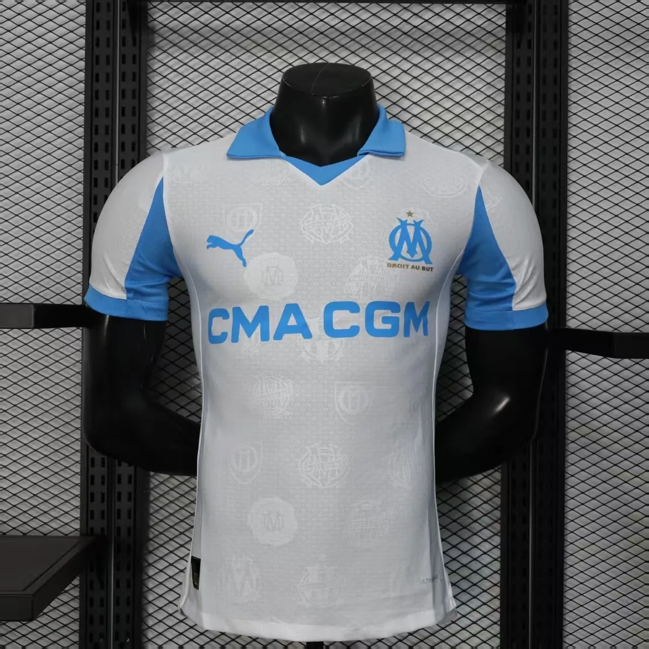 25-26 Olympique Marseille Home Kit Player Version Shirt AAAAJersey Supply Yupoo 6