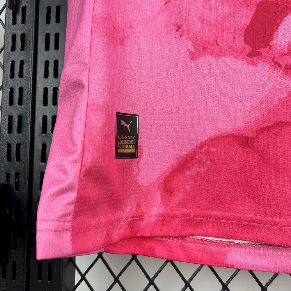 25-26 Monterrey x Kidsuper Pink Special Edition Kit Soccer T-Shirt AAAAJersey Supply Yupoo 5