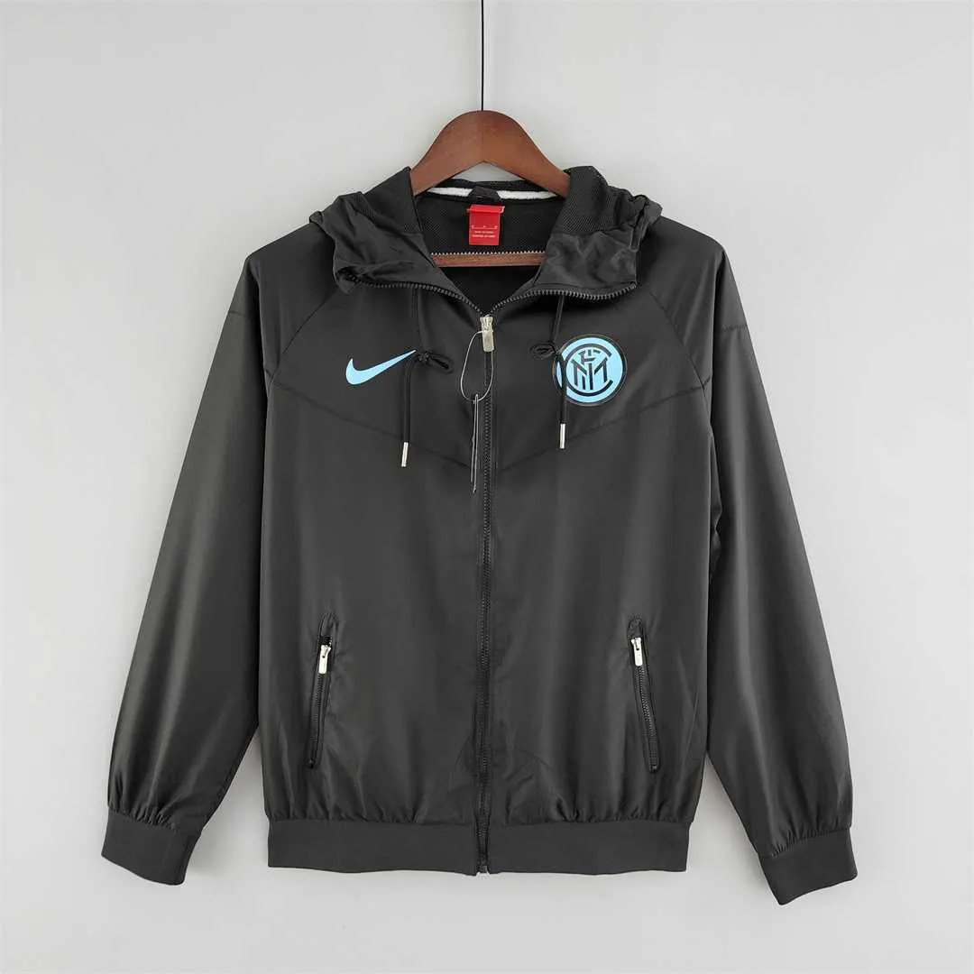 22-23 Inter Milan black Windbreaker 9