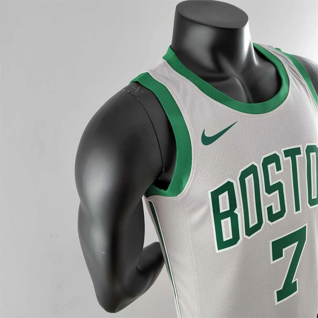 BROWN#7 Boston Celtics Grey NBA Jersey 6