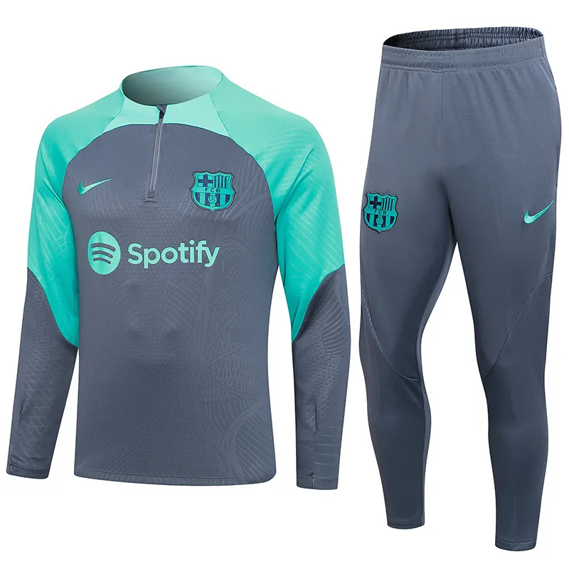 23-24 Barcelona Long Sleeve Training Suit Yupoo 3