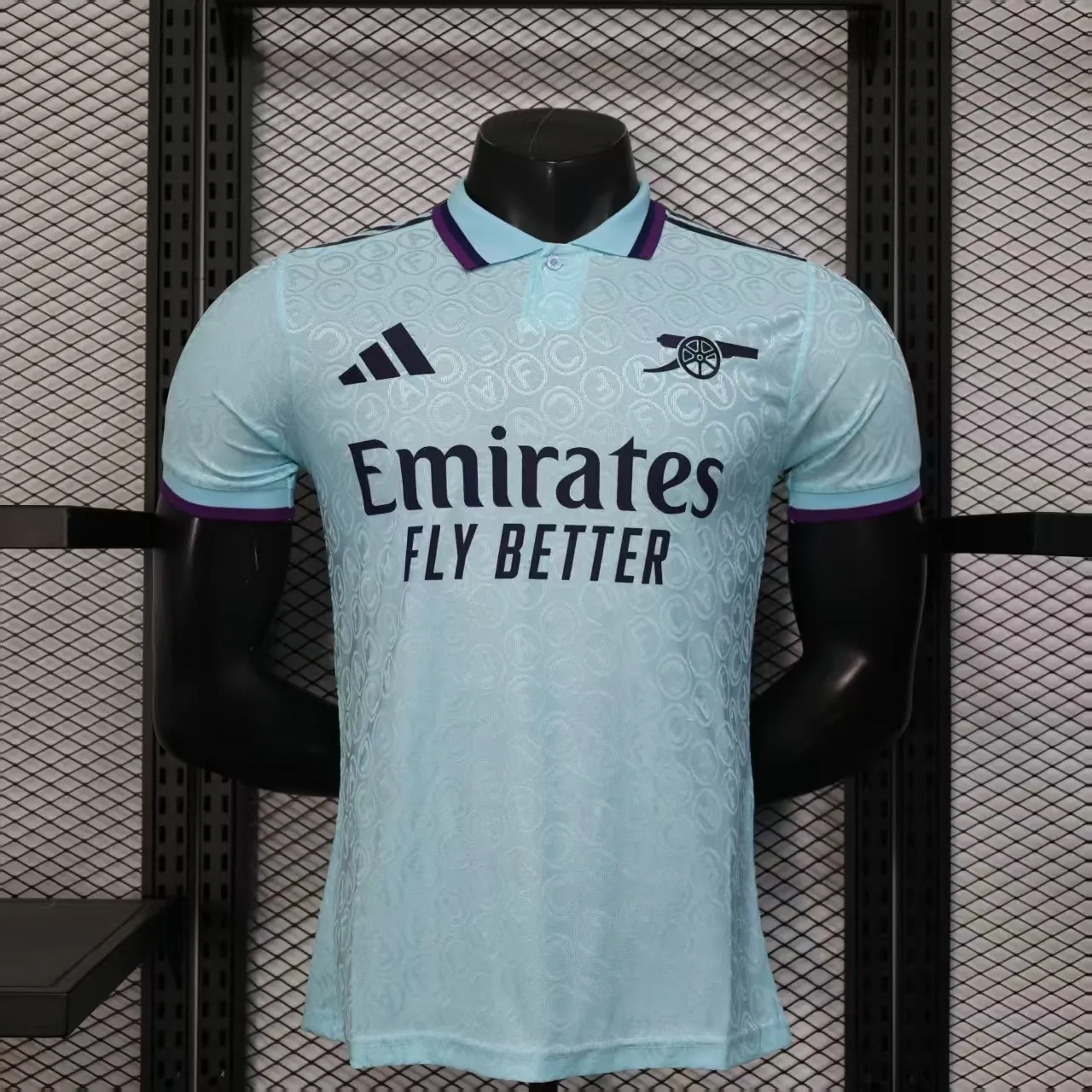 25-26 Arsenal Blue Special Edition Kit Player Version Polo Shirt AAAAJersey Dropshipping Yupoo 7