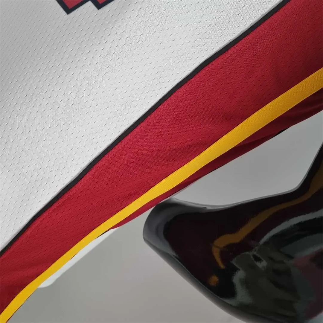 75th Anniversary Miami Heat OLADIPO#4 White NBA Jersey 7