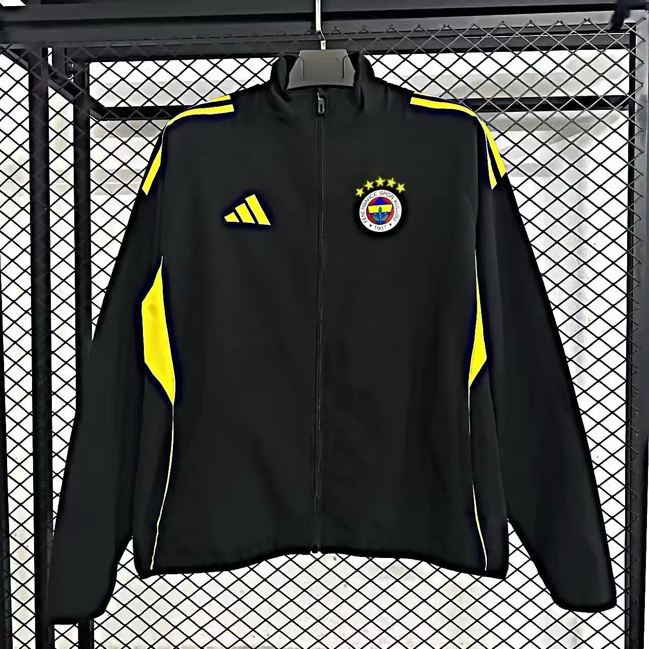 25-26 Fenerbahce windbreaker Black Full zip Sports Jacket Sino Kit AAAAJersey Supply Yupoo 2
