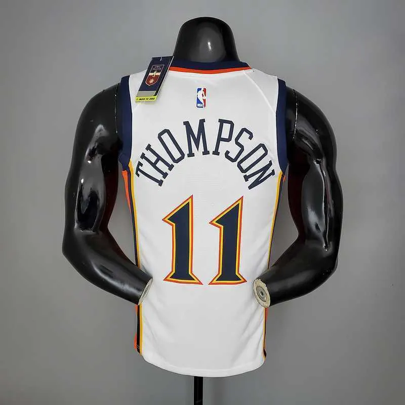 THOMPSON#11 Warriors Rookie White 1