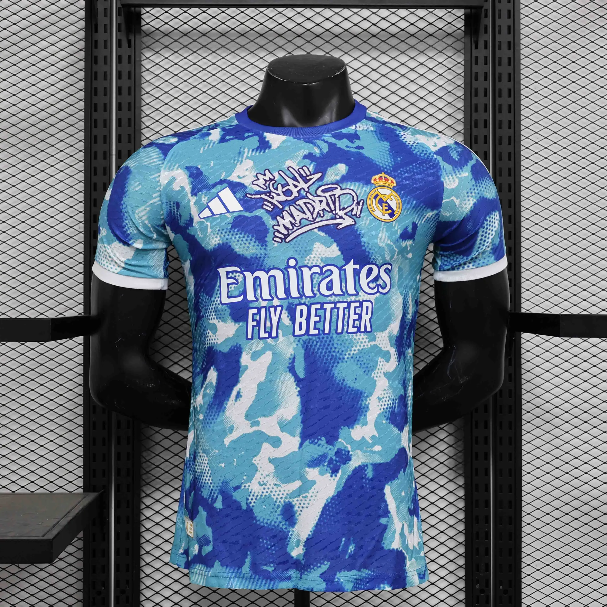 24-25 Real Madrid Blue Special Edition Player Version Shirt Soccer AAAAJersey Yupoo 5