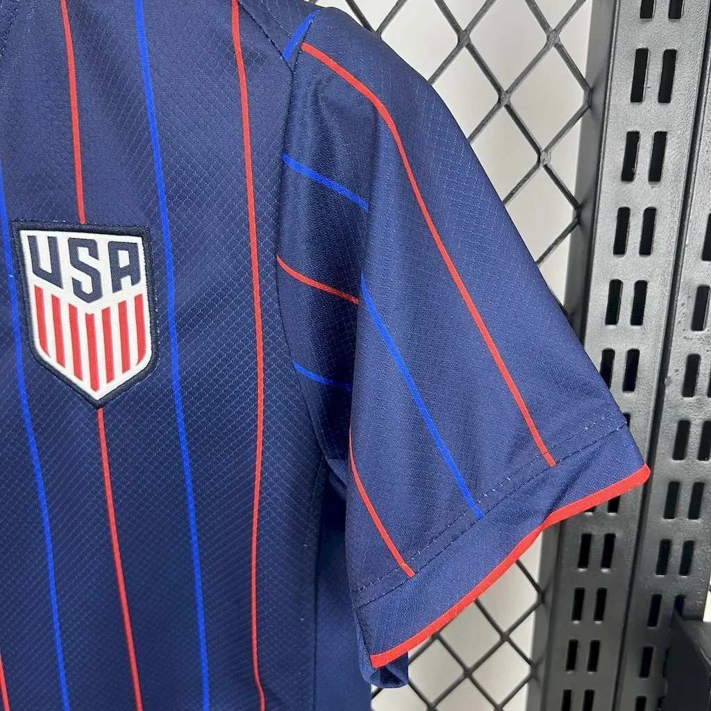 25-26 USA Away Kid Kits Youth Apparels AAAAJersey Supply Yupoo 6