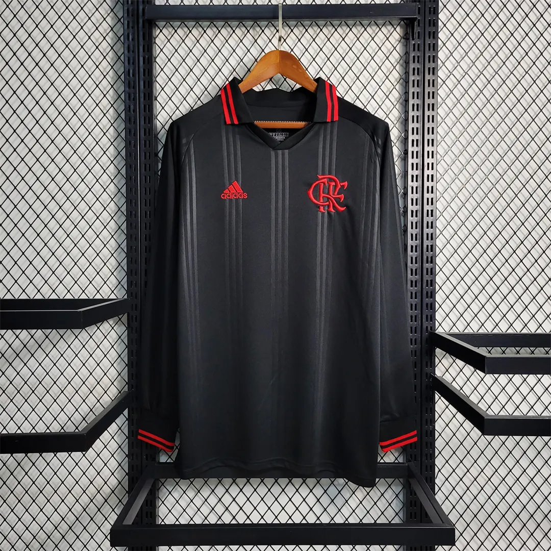 19-20 Flamengo Black Long Sleeve 8