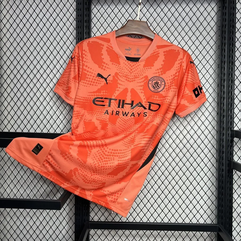 24-25 Manchester City Orange Goalkeeper Kit Sport AAAAJersey Yupoo 2
