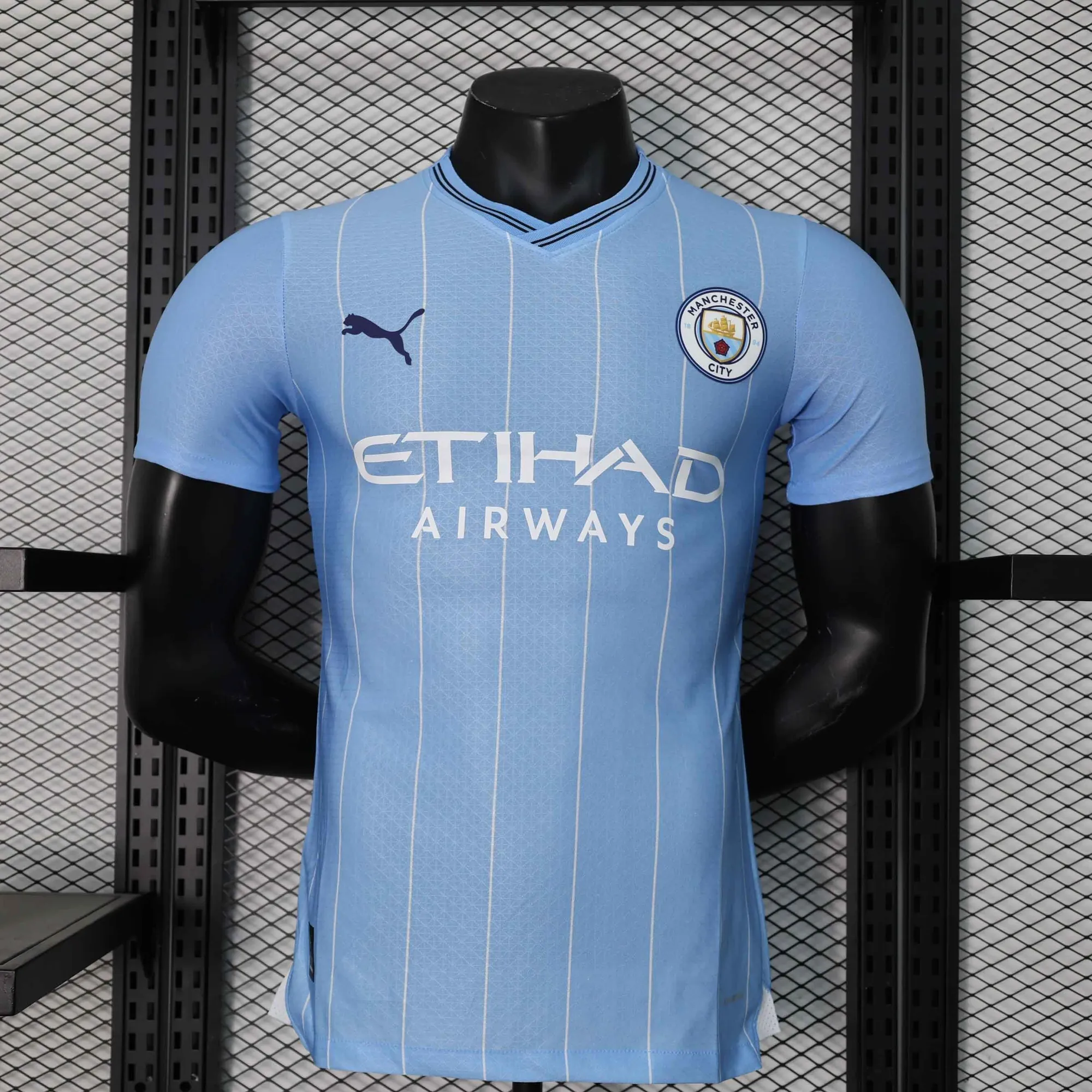 24-25 Manchester City Home Kit Player Version Shirt Soccer Jerseys For Sale 6
