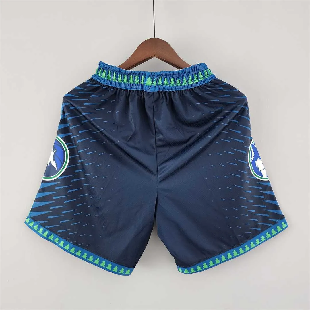 2022 Minnesota Timberwolves City NBA shorts 6