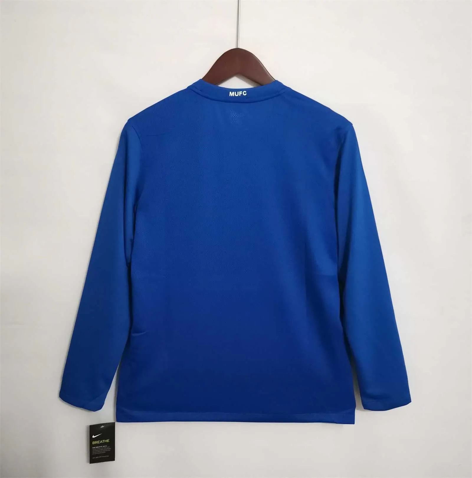 08-09 Manchester United blue away long sleeve 15