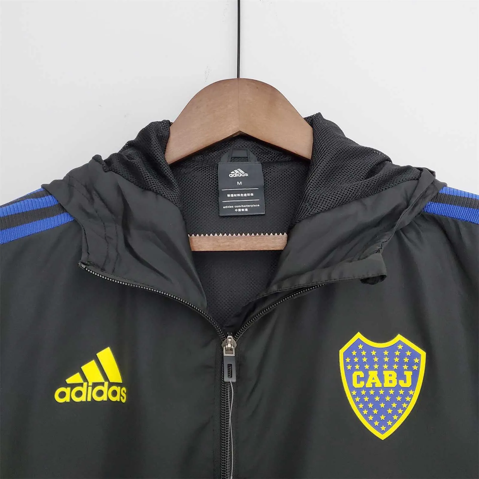 22-23 Boca Juniors black windbreaker 3