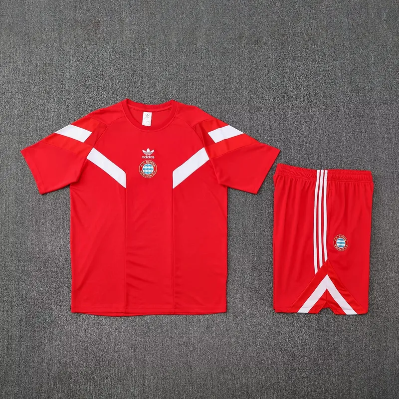 25-26 Bayern Munich Original Red Training Kits Football Tracksuits 1