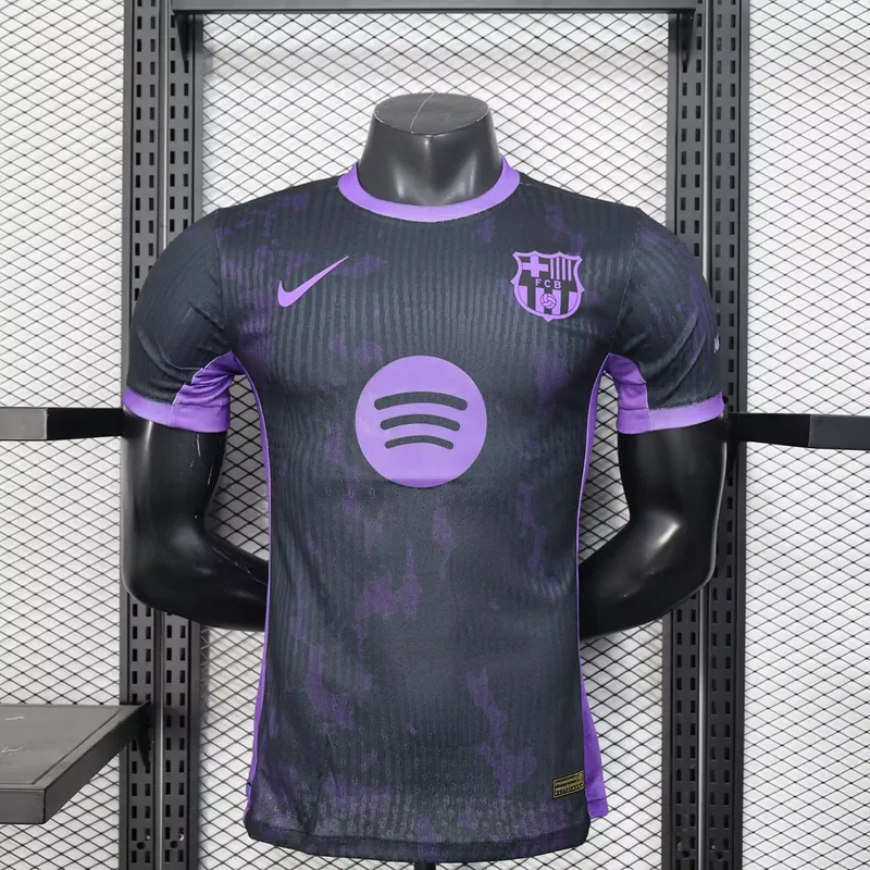 25-26 Barcelona Purple Special Edition Kit Player Version Shirt Soccer AAAAJersey Yupoo 4
