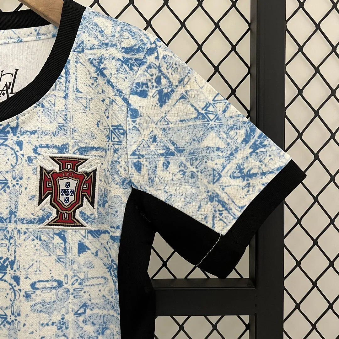2024 Portugal Away Kids Kits Children Sets Best Jerseys Yupoo 7