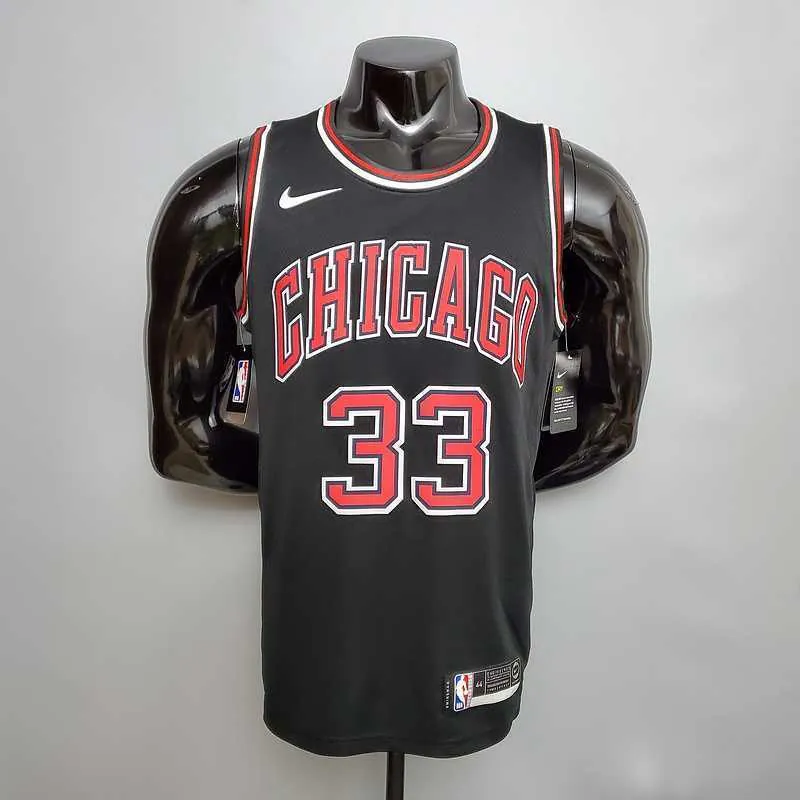PIPPEN#33 Chicago Bulls Black 8