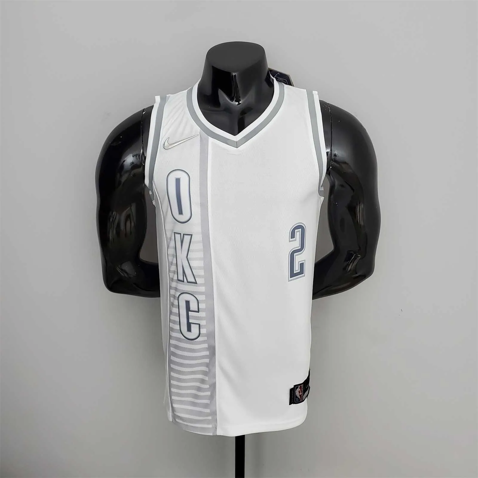 75th Anniversary Oklahoma City Thunder City GILGEOUS-ALEXANDER#2 Edition White NBA Jersey 9