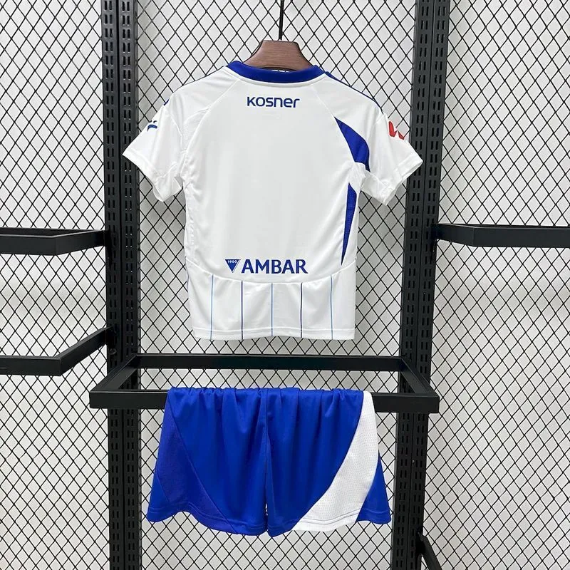 24-25 Real Zaragoza Home Kid Kits Youth Apparels Soccer AAAAJersey Yupoo 10