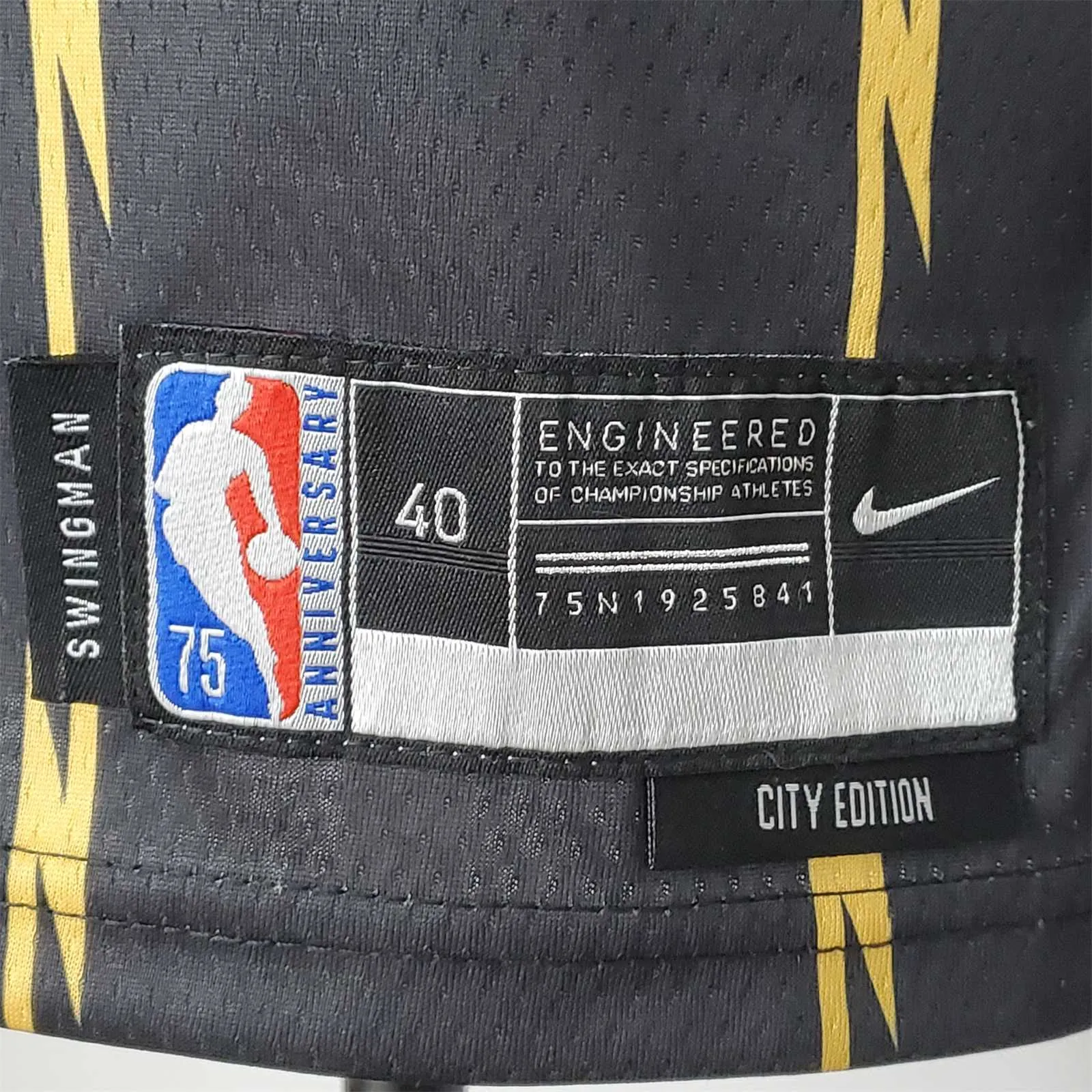 2022 Toronto Raptors SIAKAM#43 City Edition Black NBA Jersey 4