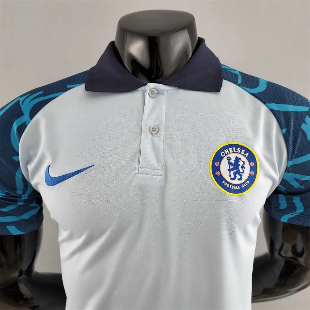 22-23 Chelsea light bluewhite POLO 4