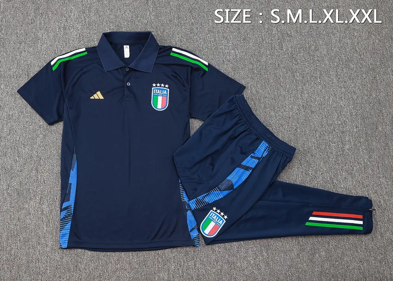 2024 Italy Polo Football Shirts 1