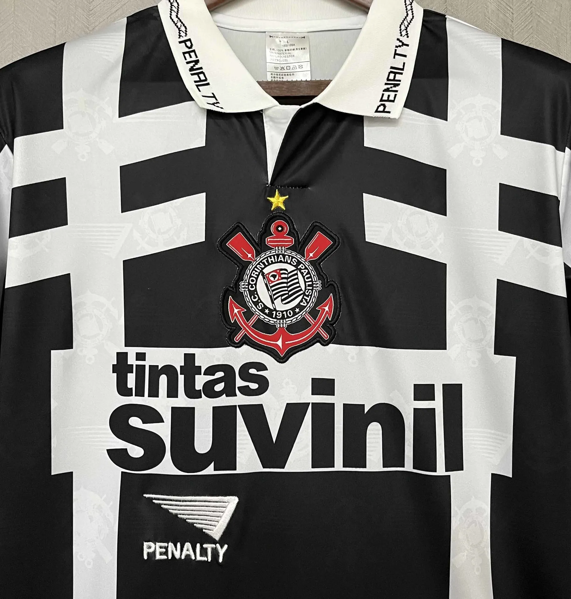 95-96 Corinthians Away Retro Kit Football AAAAJersey Yupoo 4
