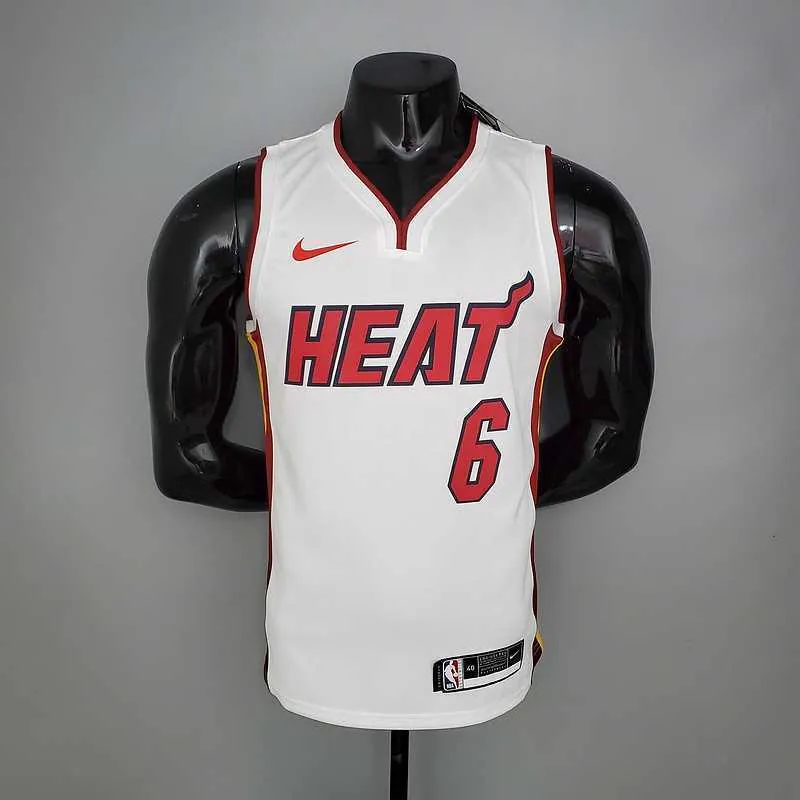 Miami Heat JAMES#6 white 9
