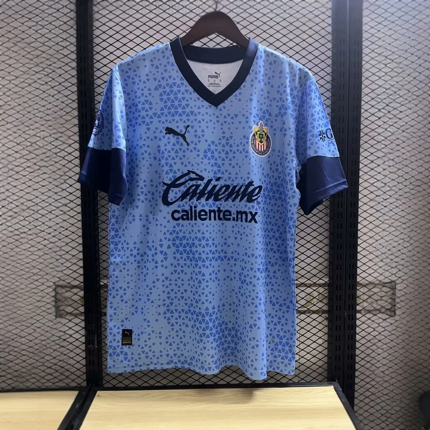 23-24 Chivas Guadalajara Training Kit Blue Shirt Soccer Jerseys Yupoo 2