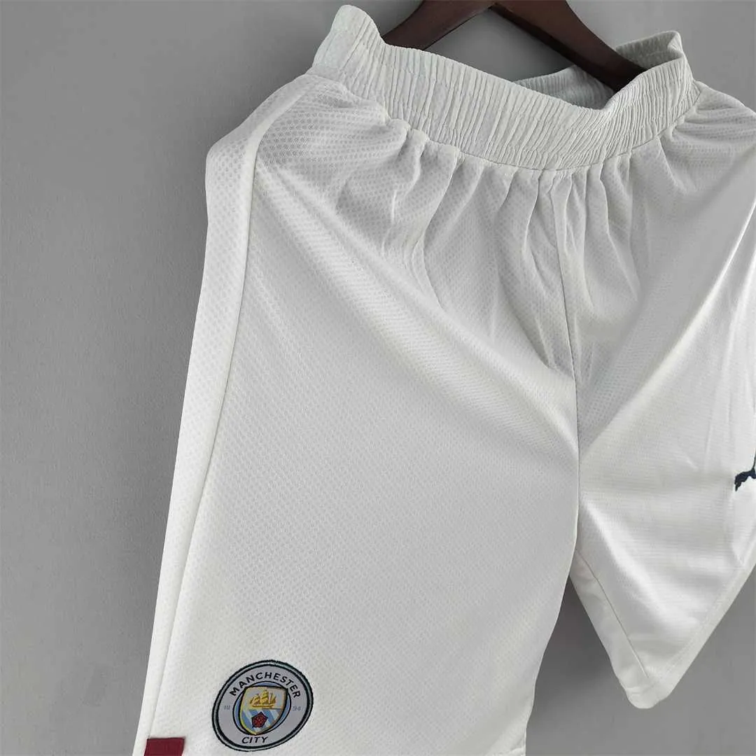 22-23 Manchester City Shorts White 5