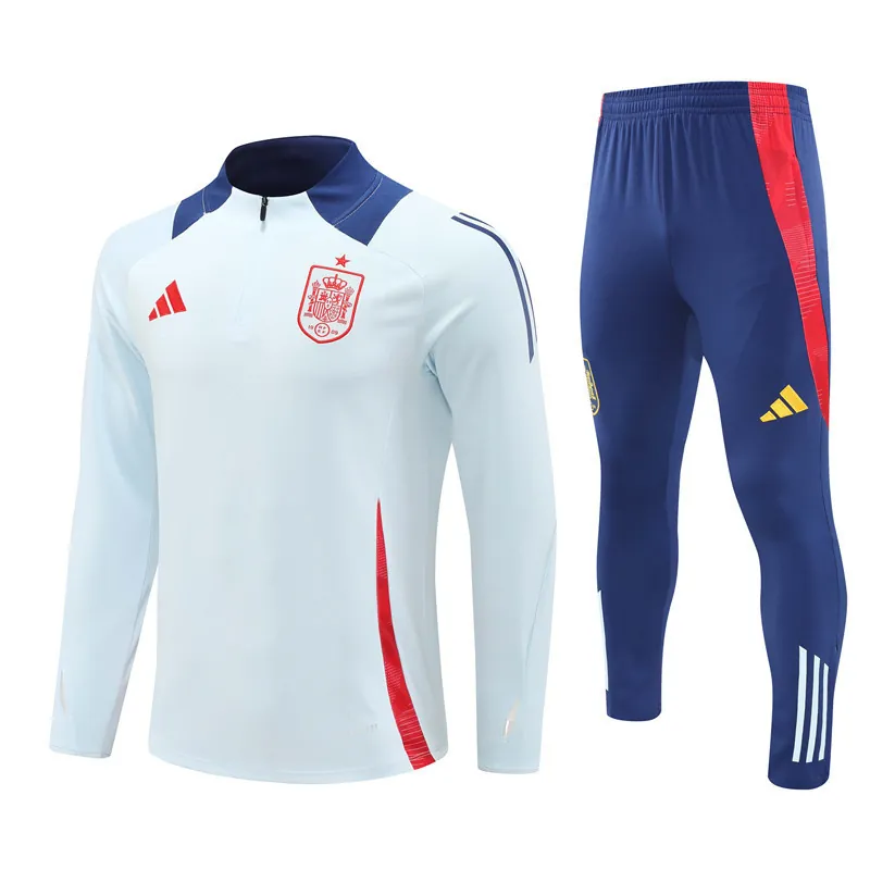 2024 Spain Long Sleeve Training Suit Football Shirts 4